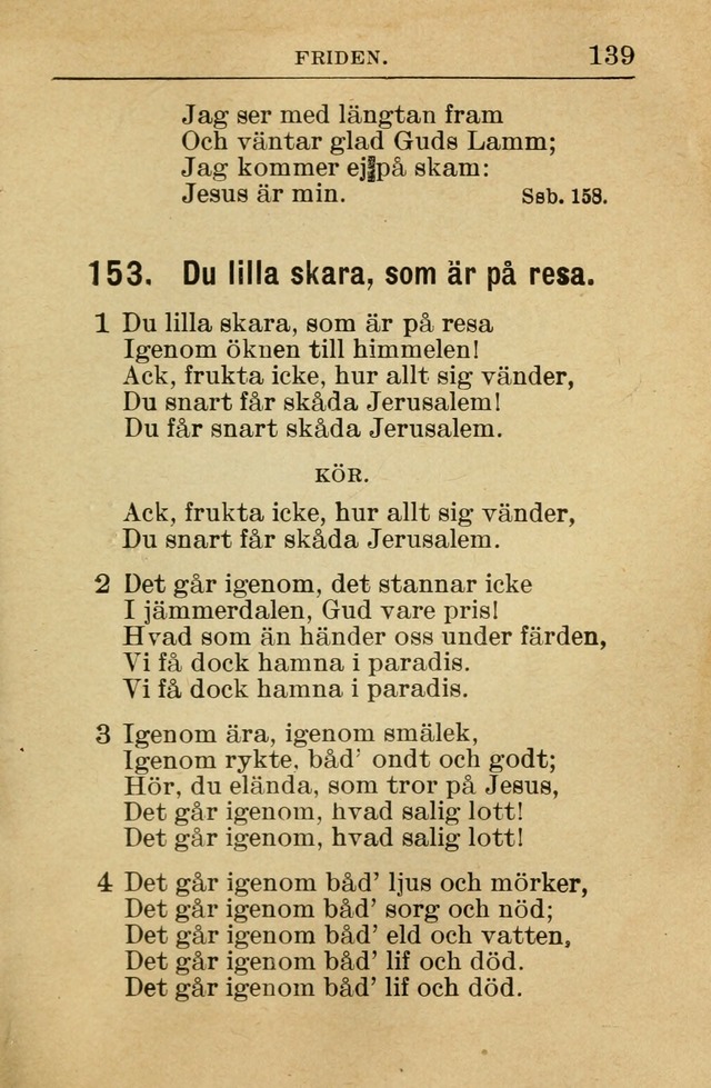 Söndagsskolbok: innehållande liturgi och sånger för söndagsskolan (Omarbetad uppl.) page 141