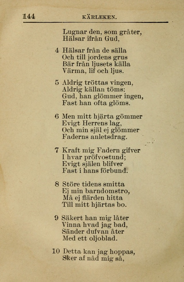 Söndagsskolbok: innehållande liturgi och sånger för söndagsskolan (Omarbetad uppl.) page 146