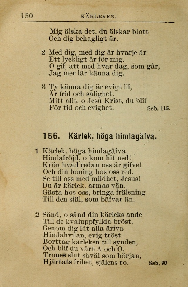 Söndagsskolbok: innehållande liturgi och sånger för söndagsskolan (Omarbetad uppl.) page 152