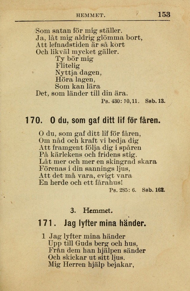 Söndagsskolbok: innehållande liturgi och sånger för söndagsskolan (Omarbetad uppl.) page 155