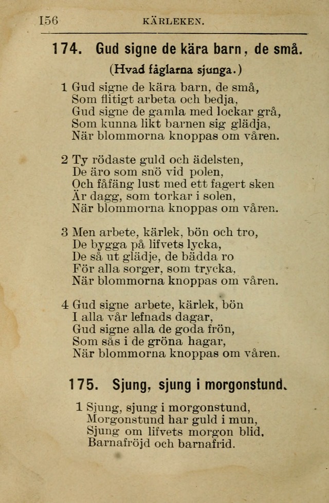 Söndagsskolbok: innehållande liturgi och sånger för söndagsskolan (Omarbetad uppl.) page 158