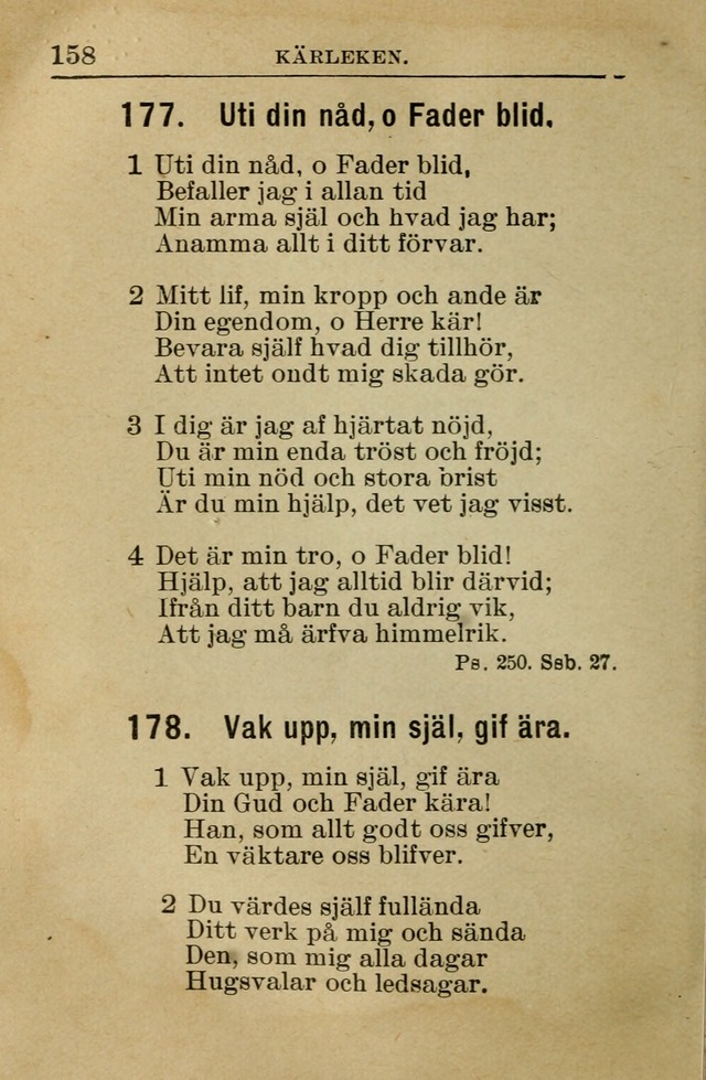 Söndagsskolbok: innehållande liturgi och sånger för söndagsskolan (Omarbetad uppl.) page 160