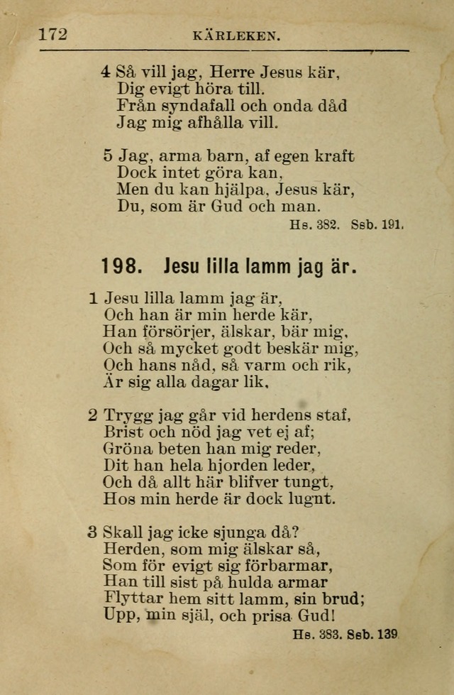 Söndagsskolbok: innehållande liturgi och sånger för söndagsskolan (Omarbetad uppl.) page 174