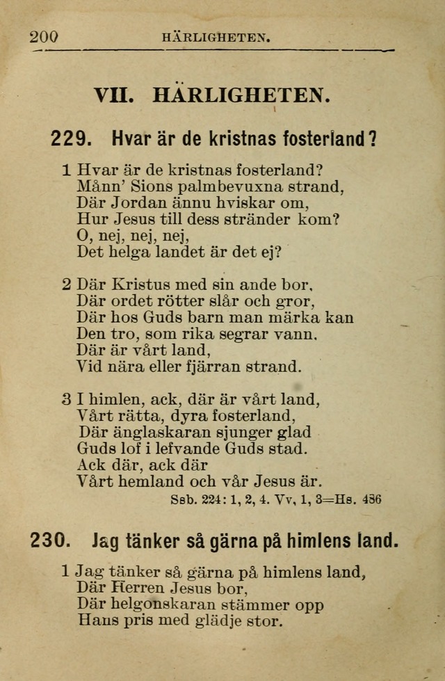 Söndagsskolbok: innehållande liturgi och sånger för söndagsskolan (Omarbetad uppl.) page 202