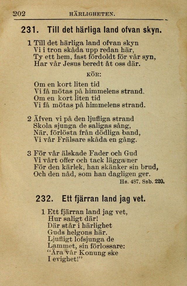 Söndagsskolbok: innehållande liturgi och sånger för söndagsskolan (Omarbetad uppl.) page 204