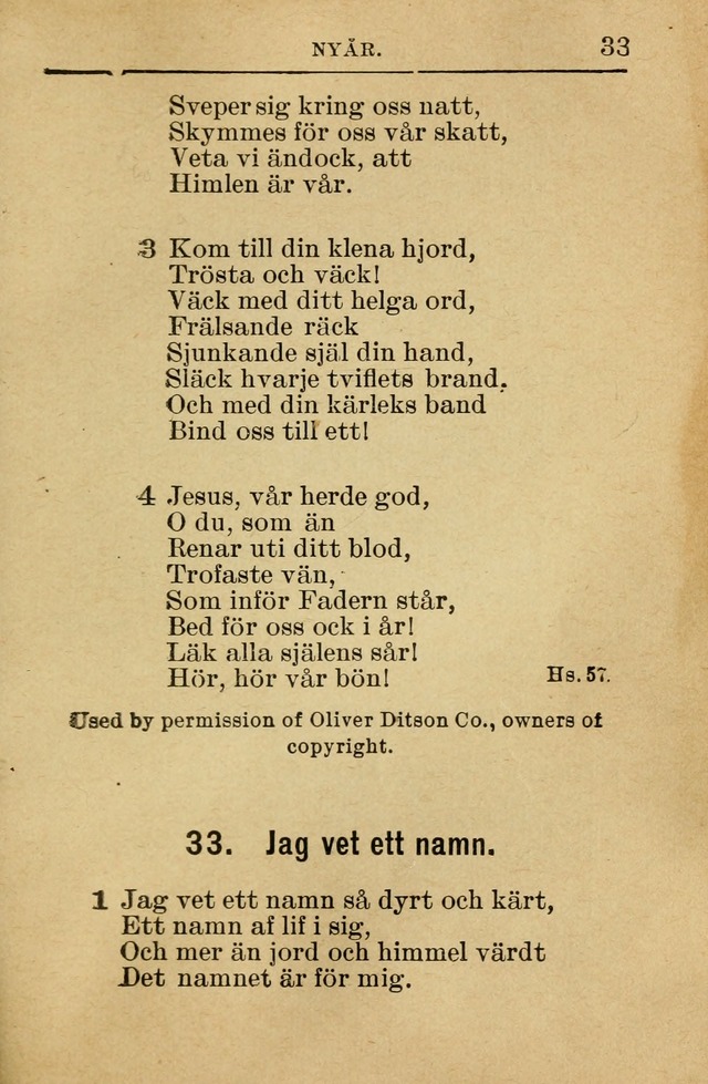 Söndagsskolbok: innehållande liturgi och sånger för söndagsskolan (Omarbetad uppl.) page 33