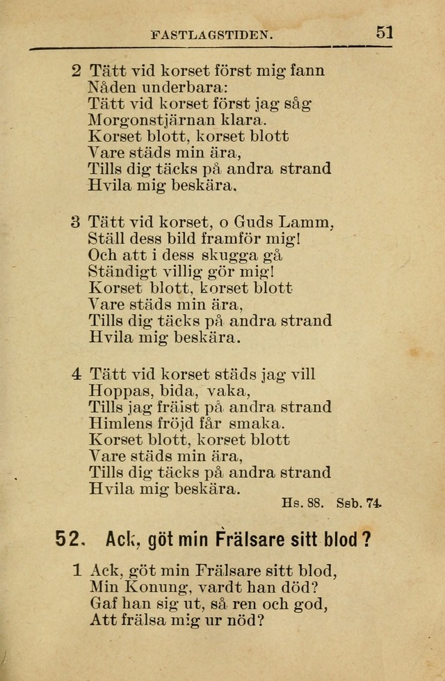 Söndagsskolbok: innehållande liturgi och sånger för söndagsskolan (Omarbetad uppl.) page 51