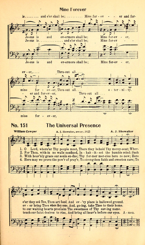 The Song-Land Way: a Collection of Choice Gospel Songs for Sunday Schools, Young People