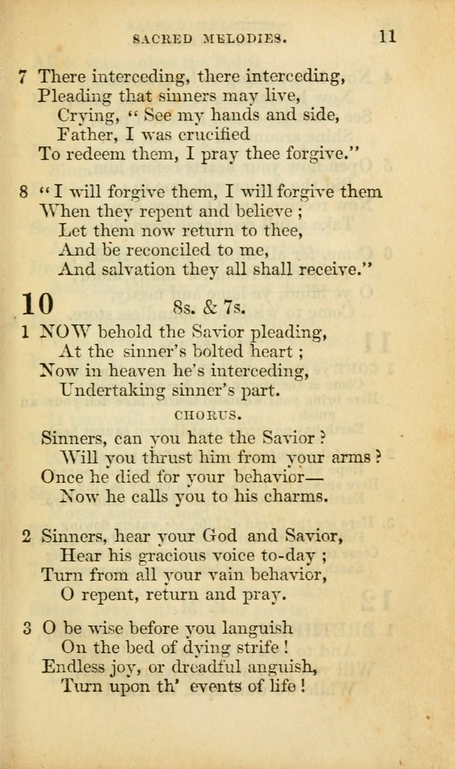 Sacred Melodies for Conference and Prayer Meetings, and for Social and Private Devotion (13th ed.) page 10