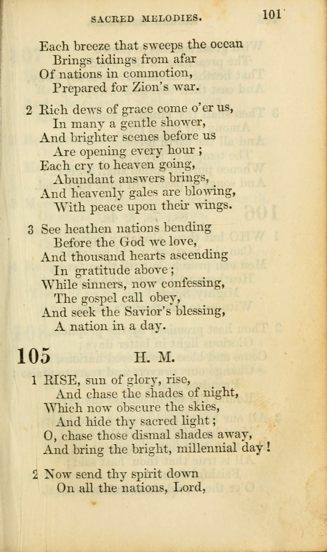 Sacred Melodies for Conference and Prayer Meetings, and for Social and Private Devotion (13th ed.) page 100