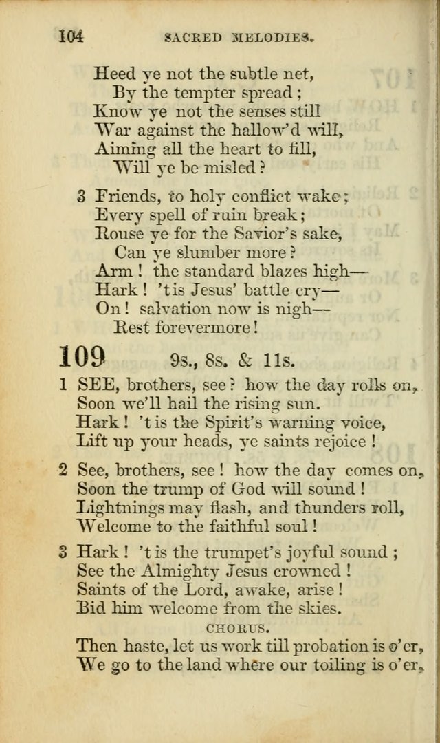 Sacred Melodies for Conference and Prayer Meetings, and for Social and Private Devotion (13th ed.) page 103