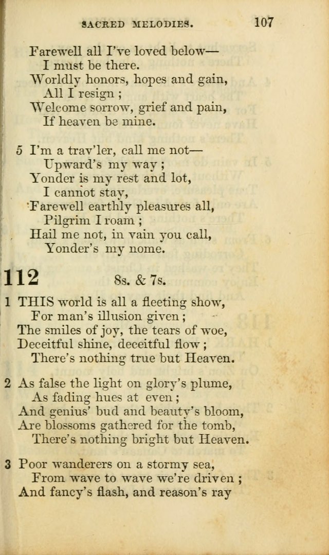 Sacred Melodies for Conference and Prayer Meetings, and for Social and Private Devotion (13th ed.) page 106