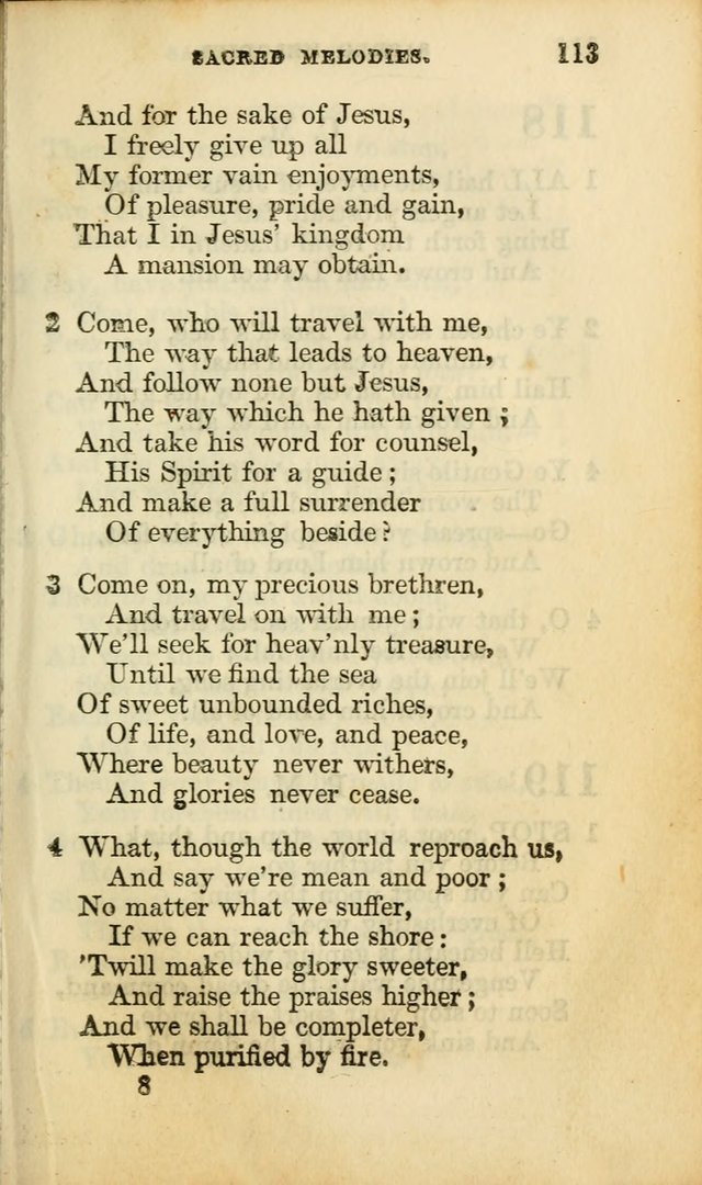 Sacred Melodies for Conference and Prayer Meetings, and for Social and Private Devotion (13th ed.) page 112