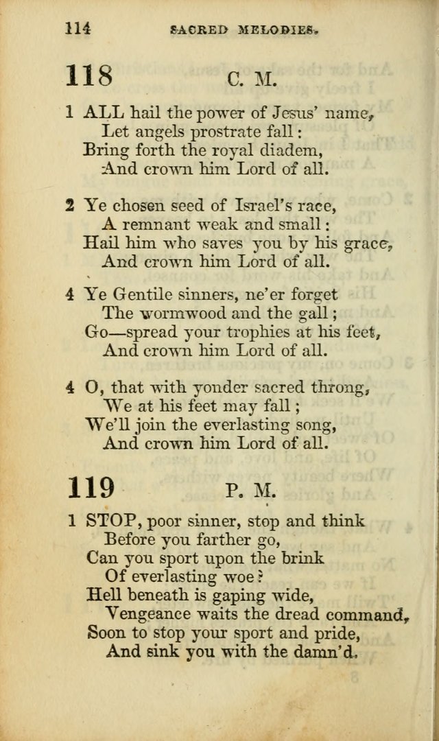 Sacred Melodies for Conference and Prayer Meetings, and for Social and Private Devotion (13th ed.) page 113