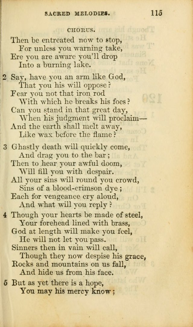 Sacred Melodies for Conference and Prayer Meetings, and for Social and Private Devotion (13th ed.) page 114