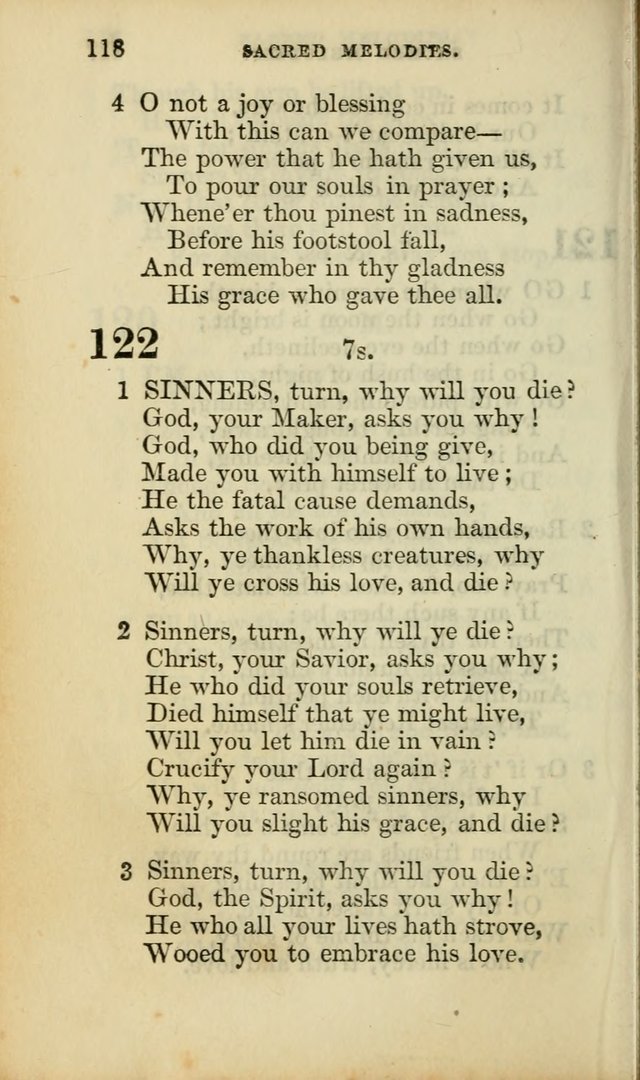 Sacred Melodies for Conference and Prayer Meetings, and for Social and Private Devotion (13th ed.) page 117