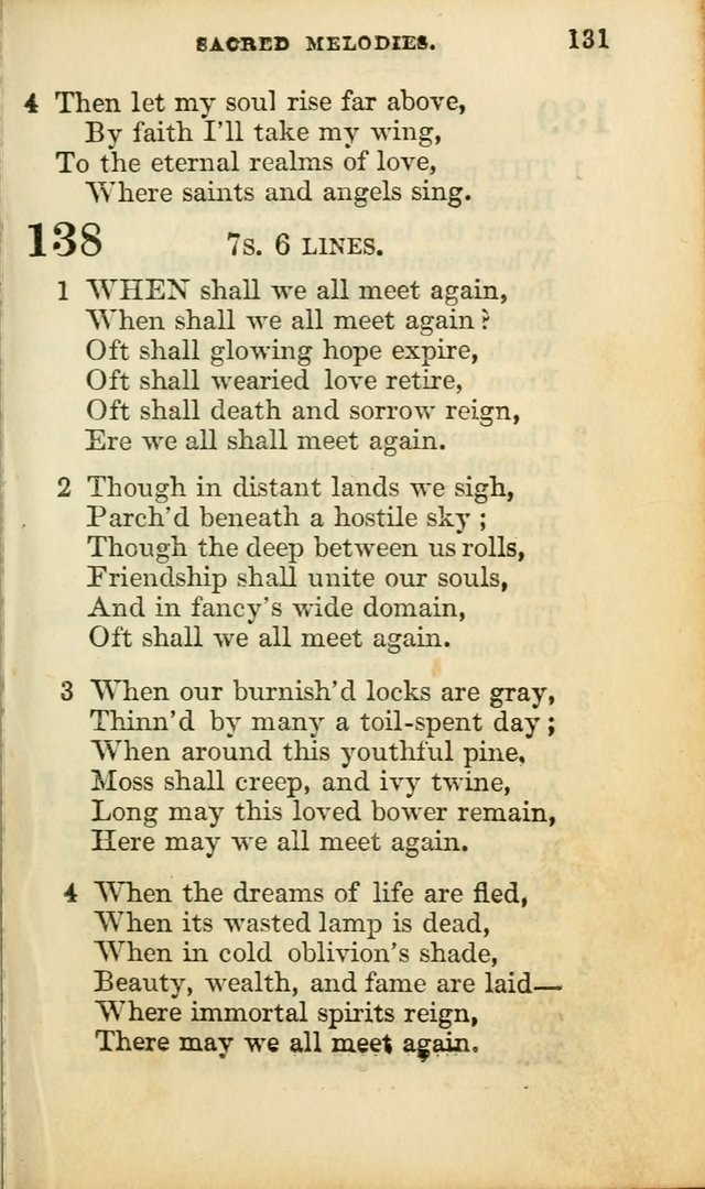 Sacred Melodies for Conference and Prayer Meetings, and for Social and Private Devotion (13th ed.) page 130