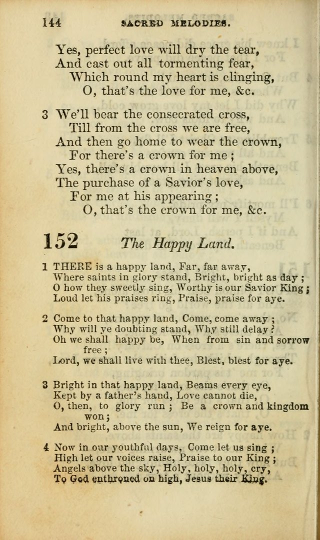 Sacred Melodies for Conference and Prayer Meetings, and for Social and Private Devotion (13th ed.) page 143