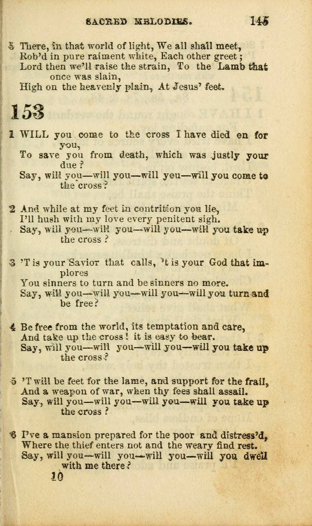 Sacred Melodies for Conference and Prayer Meetings, and for Social and Private Devotion (13th ed.) page 144