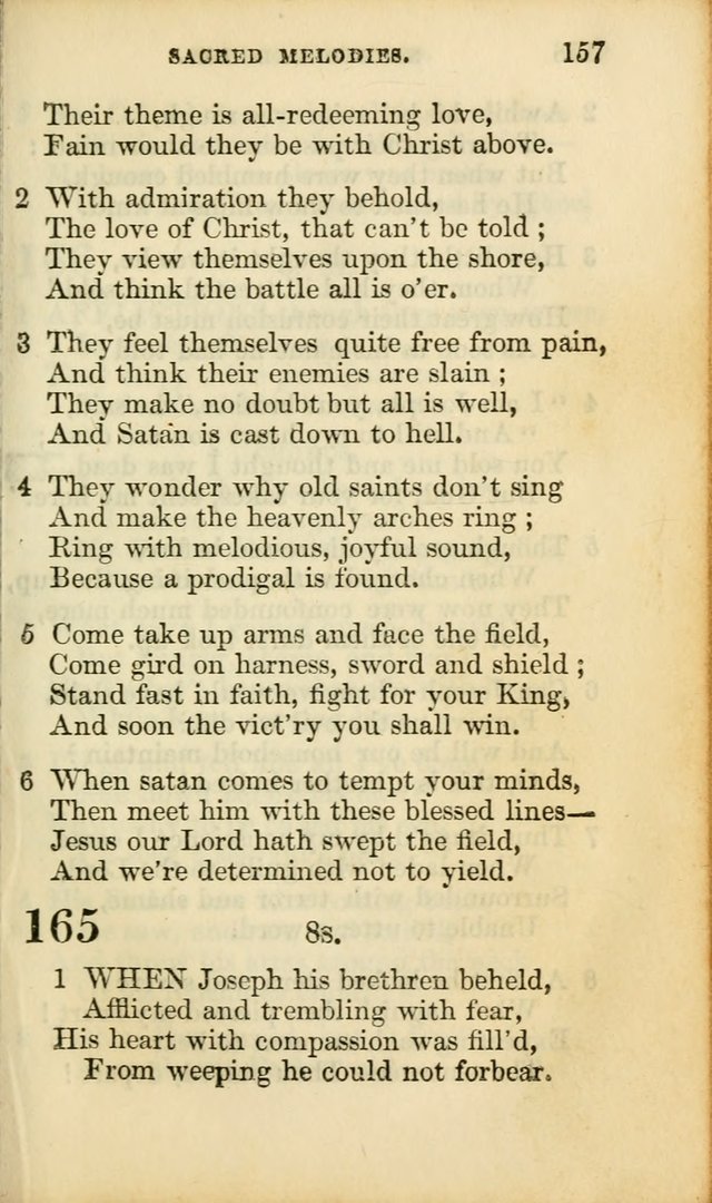 Sacred Melodies for Conference and Prayer Meetings, and for Social and Private Devotion (13th ed.) page 156