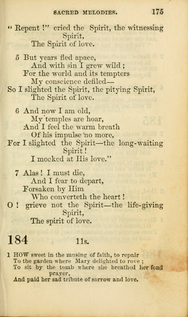 Sacred Melodies for Conference and Prayer Meetings, and for Social and Private Devotion (13th ed.) page 174