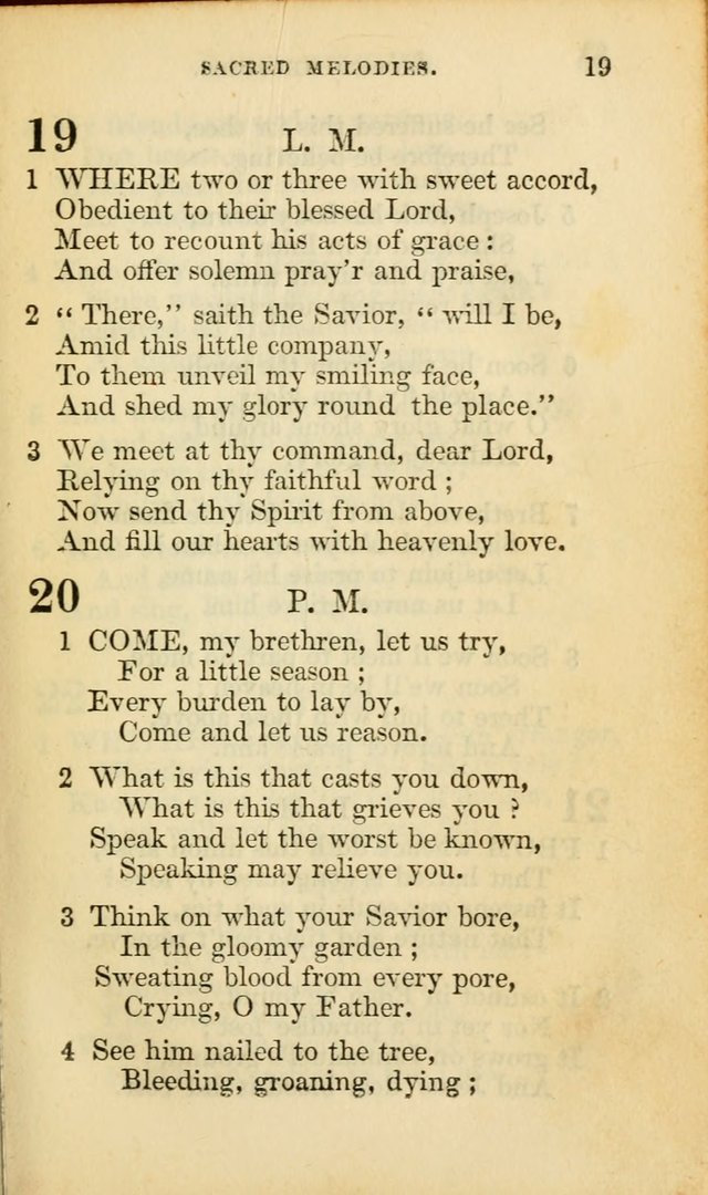 Sacred Melodies for Conference and Prayer Meetings, and for Social and Private Devotion (13th ed.) page 18