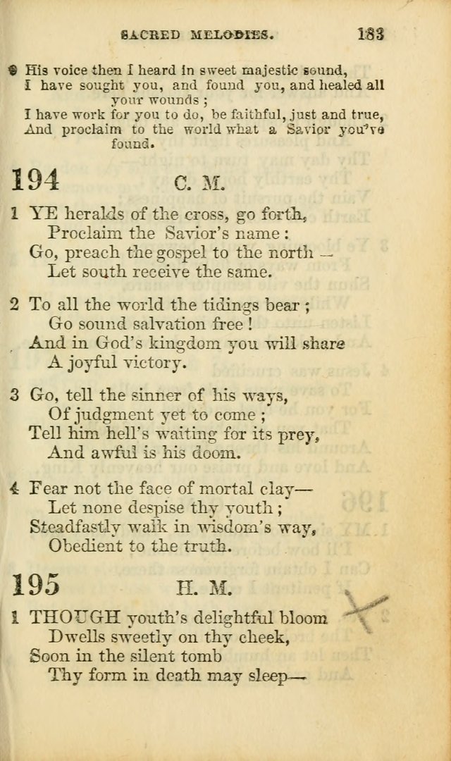 Sacred Melodies for Conference and Prayer Meetings, and for Social and Private Devotion (13th ed.) page 182