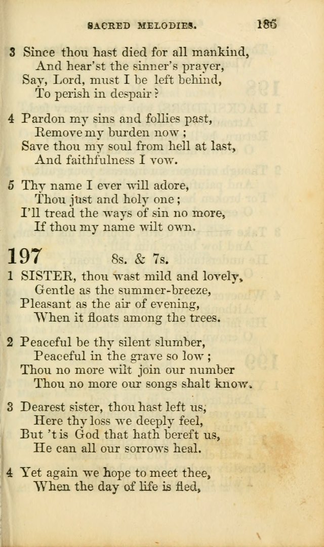 Sacred Melodies for Conference and Prayer Meetings, and for Social and Private Devotion (13th ed.) page 184