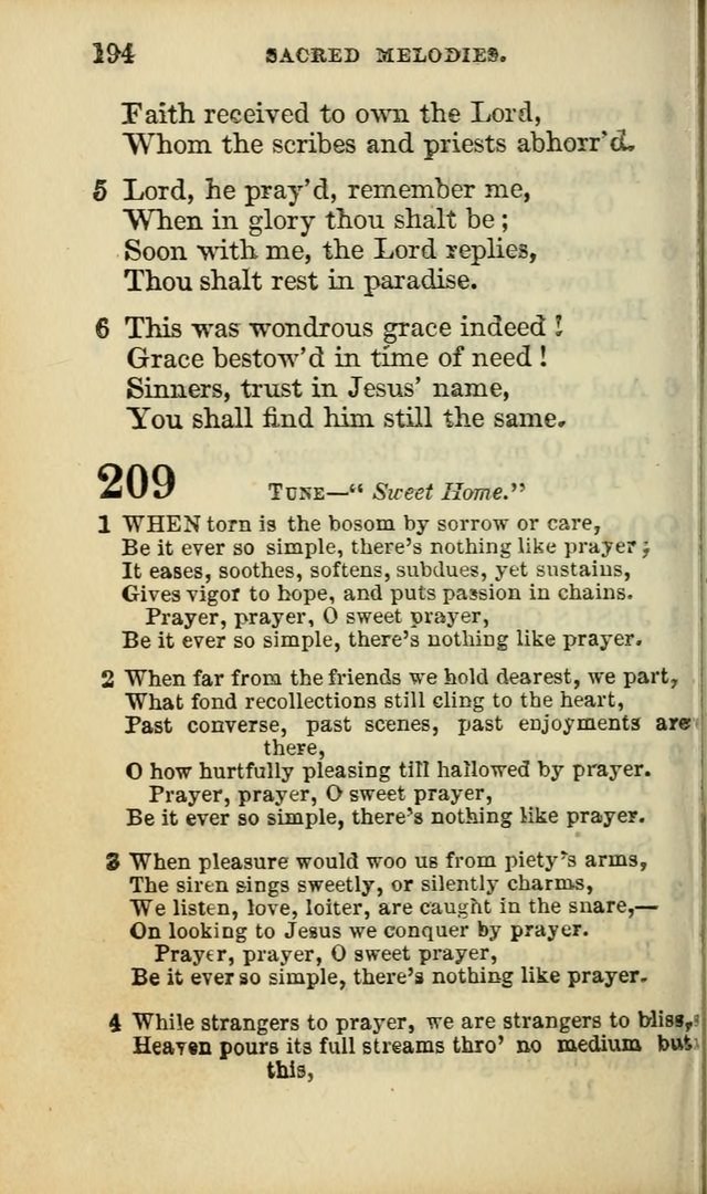 Sacred Melodies for Conference and Prayer Meetings, and for Social and Private Devotion (13th ed.) page 193