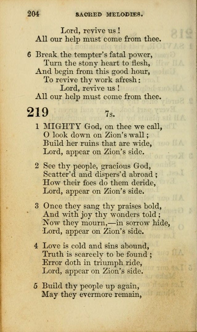 Sacred Melodies for Conference and Prayer Meetings, and for Social and Private Devotion (13th ed.) page 203