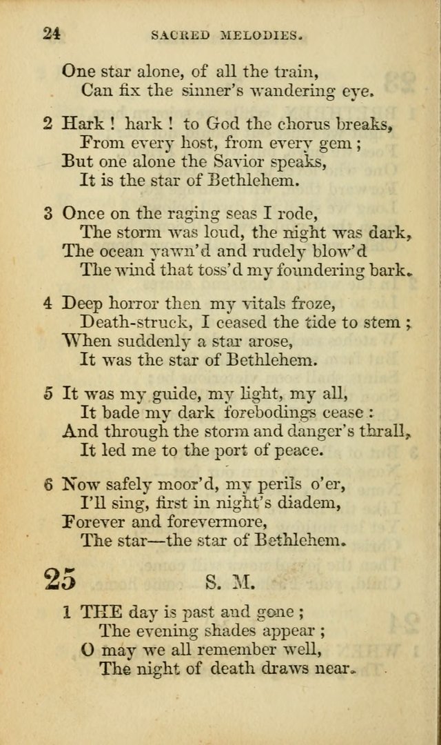 Sacred Melodies for Conference and Prayer Meetings, and for Social and Private Devotion (13th ed.) page 23