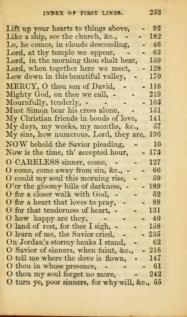 Sacred Melodies for Conference and Prayer Meetings, and for Social and Private Devotion (13th ed.) page 252