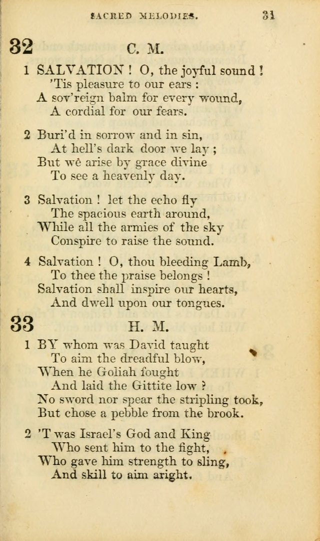 Sacred Melodies for Conference and Prayer Meetings, and for Social and Private Devotion (13th ed.) page 30