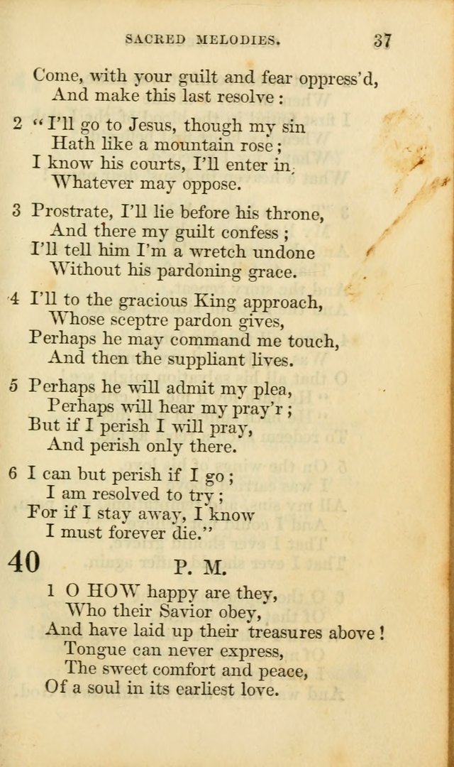 Sacred Melodies for Conference and Prayer Meetings, and for Social and Private Devotion (13th ed.) page 36