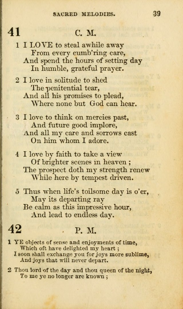 Sacred Melodies for Conference and Prayer Meetings, and for Social and Private Devotion (13th ed.) page 38