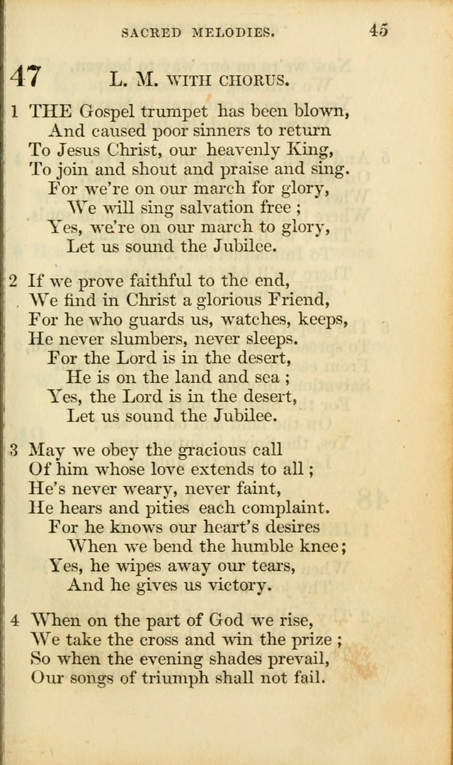 Sacred Melodies for Conference and Prayer Meetings, and for Social and Private Devotion (13th ed.) page 44