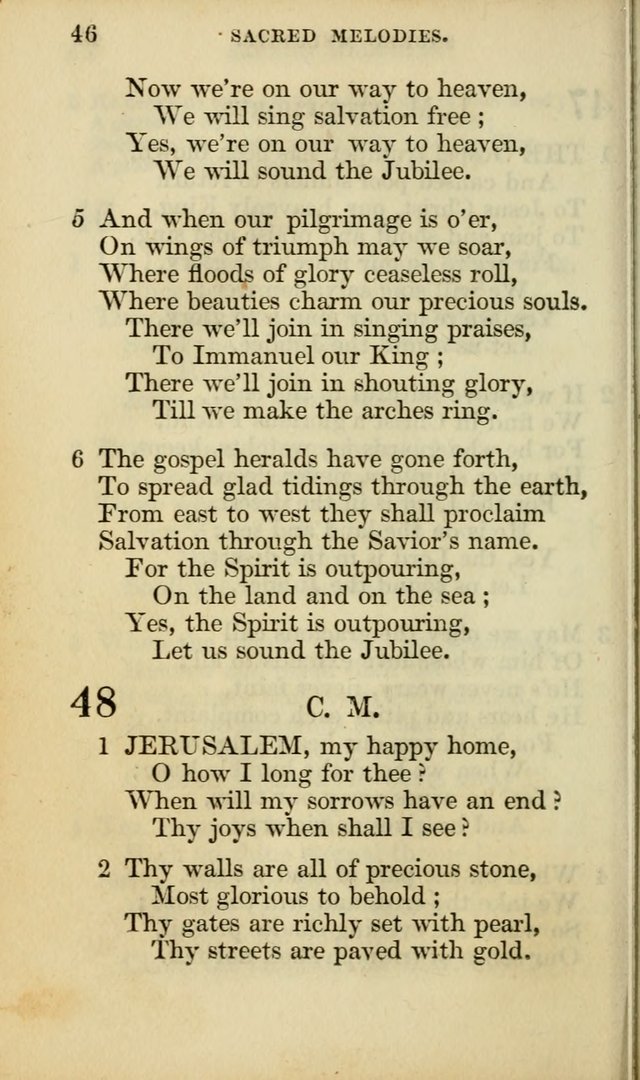 Sacred Melodies for Conference and Prayer Meetings, and for Social and Private Devotion (13th ed.) page 45