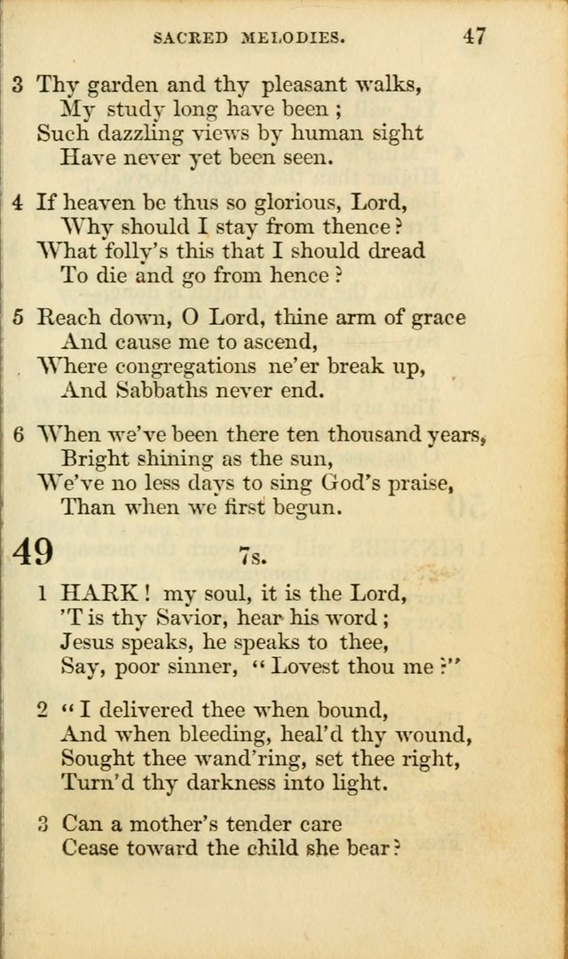 Sacred Melodies for Conference and Prayer Meetings, and for Social and Private Devotion (13th ed.) page 46