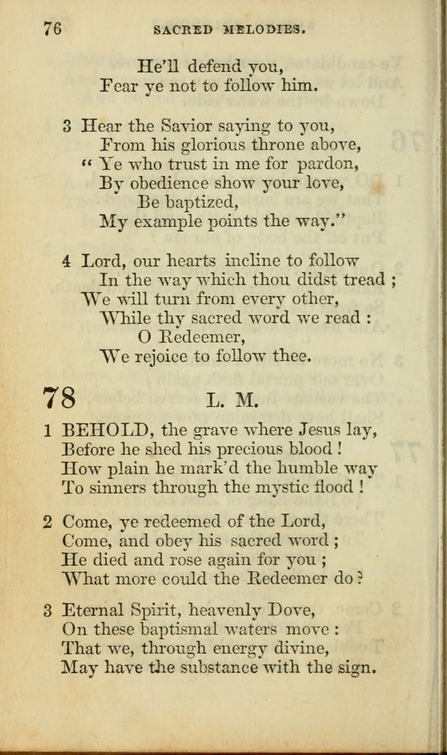 Sacred Melodies for Conference and Prayer Meetings, and for Social and Private Devotion (13th ed.) page 75