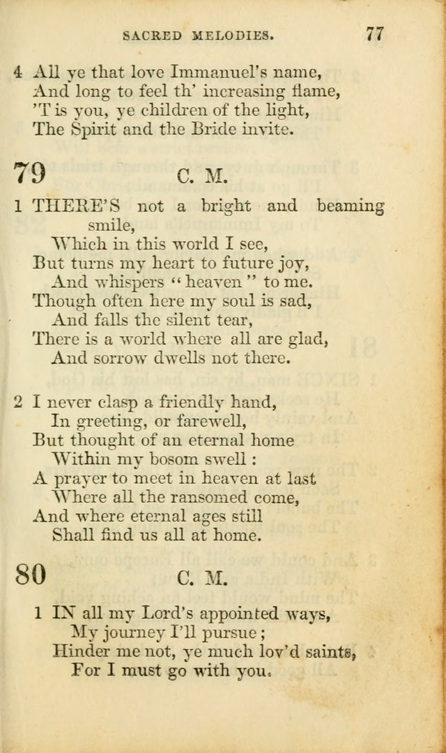 Sacred Melodies for Conference and Prayer Meetings, and for Social and Private Devotion (13th ed.) page 76