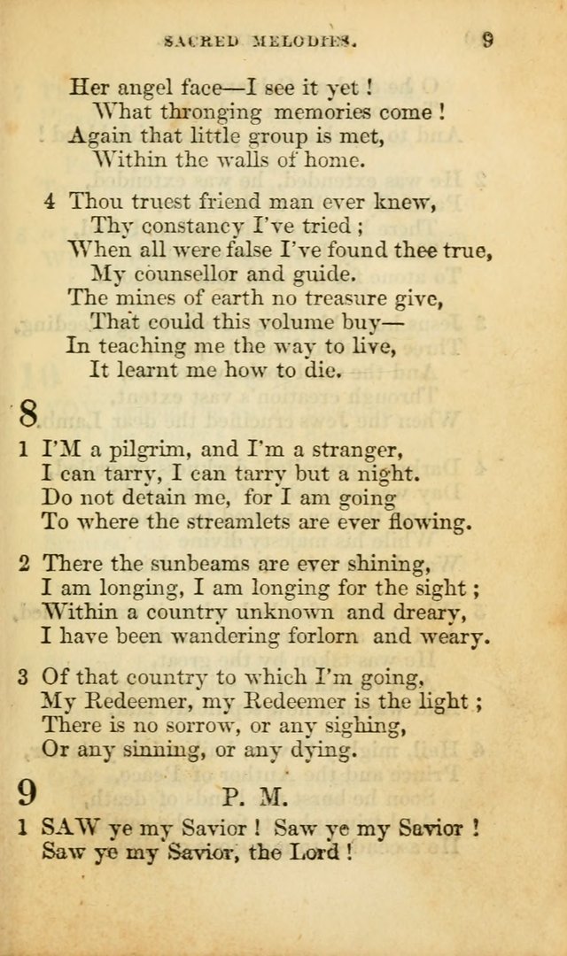 Sacred Melodies for Conference and Prayer Meetings, and for Social and Private Devotion (13th ed.) page 8