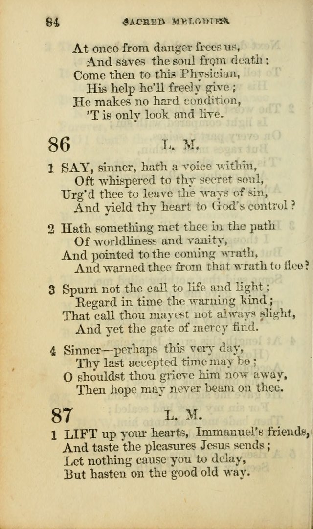 Sacred Melodies for Conference and Prayer Meetings, and for Social and Private Devotion (13th ed.) page 83