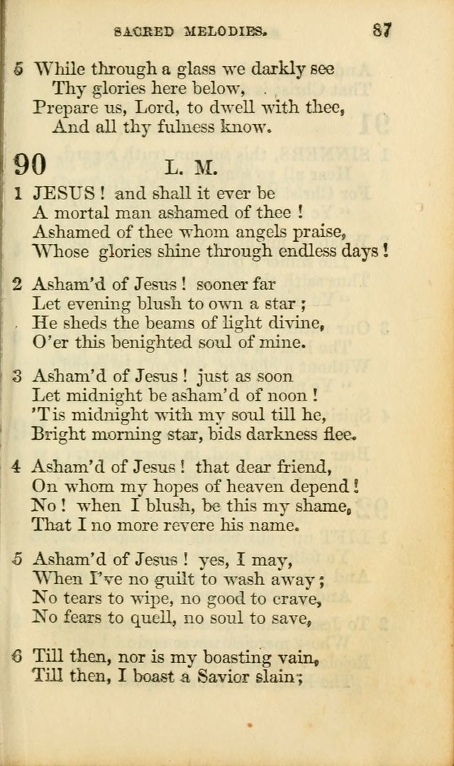 Sacred Melodies for Conference and Prayer Meetings, and for Social and Private Devotion (13th ed.) page 86