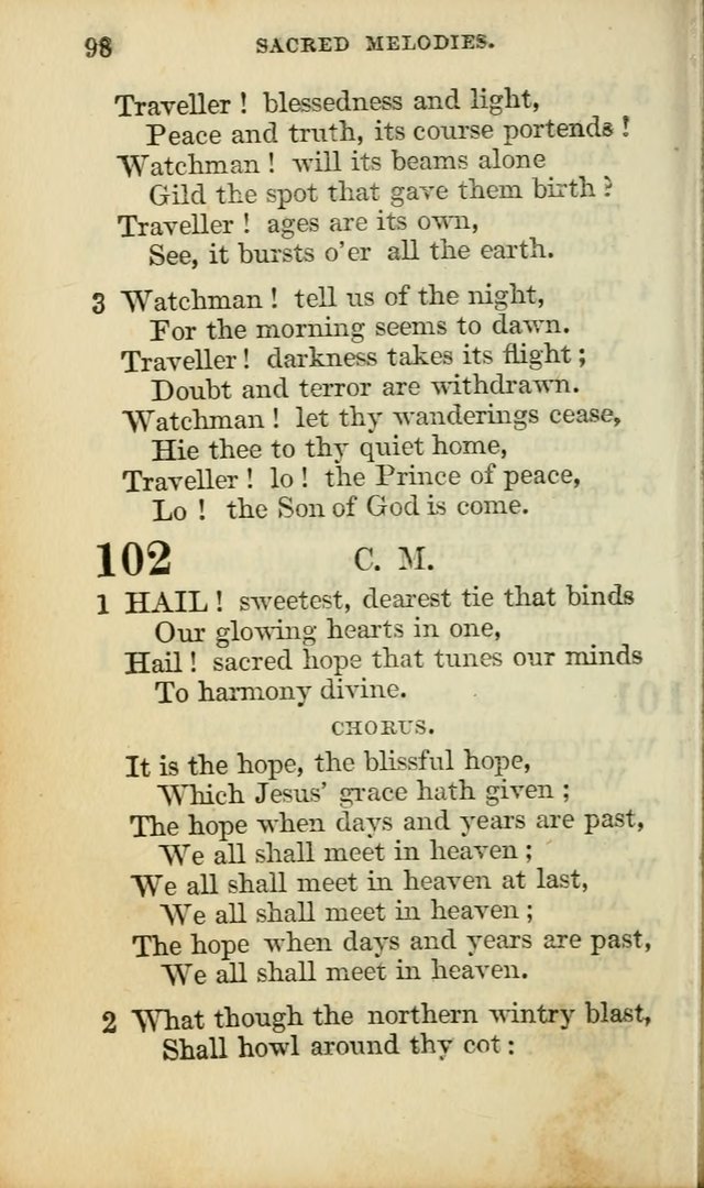 Sacred Melodies for Conference and Prayer Meetings, and for Social and Private Devotion (13th ed.) page 97