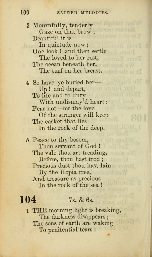 Sacred Melodies for Conference and Prayer Meetings, and for Social and Private Devotion (13th ed.) page 99