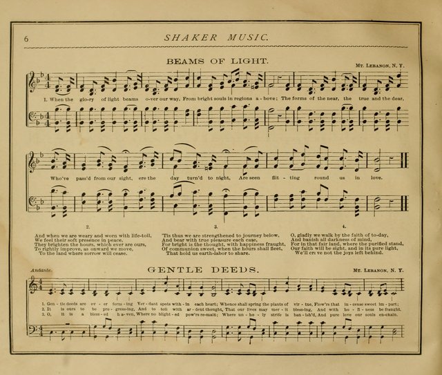 Shaker Music: Inspirational hymns and melodies illustrative of the resurrection life and testimoy of the shakers page 13