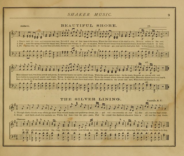 Shaker Music: Inspirational hymns and melodies illustrative of the resurrection life and testimoy of the shakers page 16