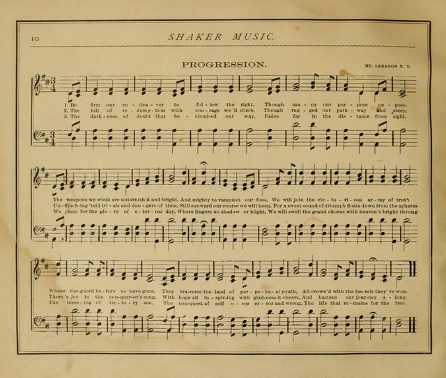 Shaker Music: Inspirational hymns and melodies illustrative of the resurrection life and testimoy of the shakers page 17