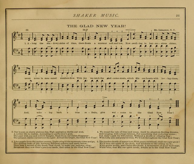 Shaker Music: Inspirational hymns and melodies illustrative of the resurrection life and testimoy of the shakers page 28