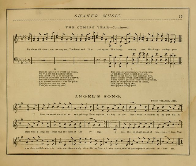 Shaker Music: Inspirational hymns and melodies illustrative of the resurrection life and testimoy of the shakers page 42